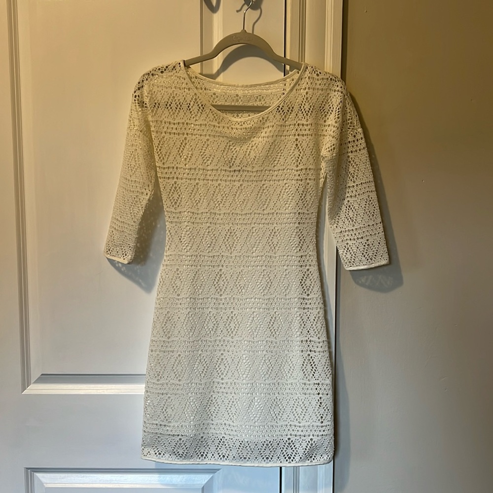 White Express Cutout Dress